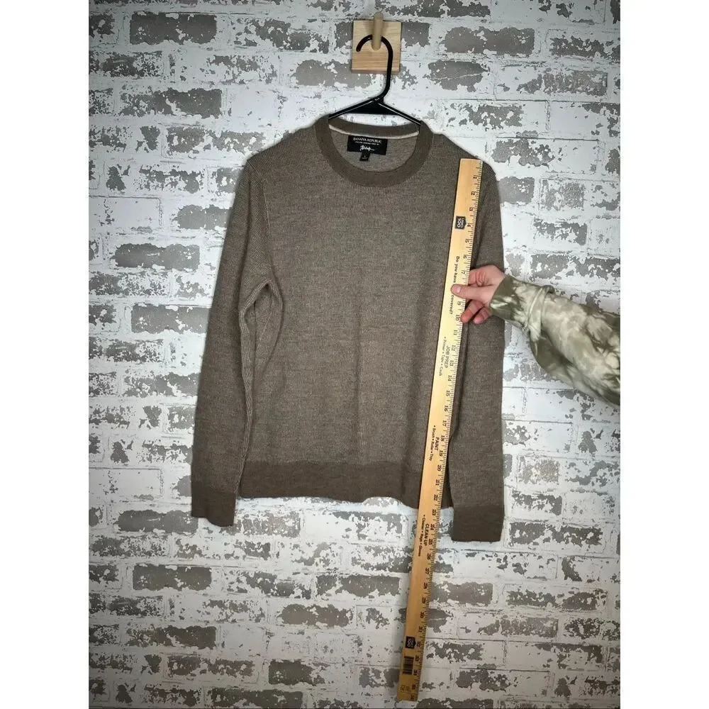 Banana republic | men Italian merino wool brown sweater